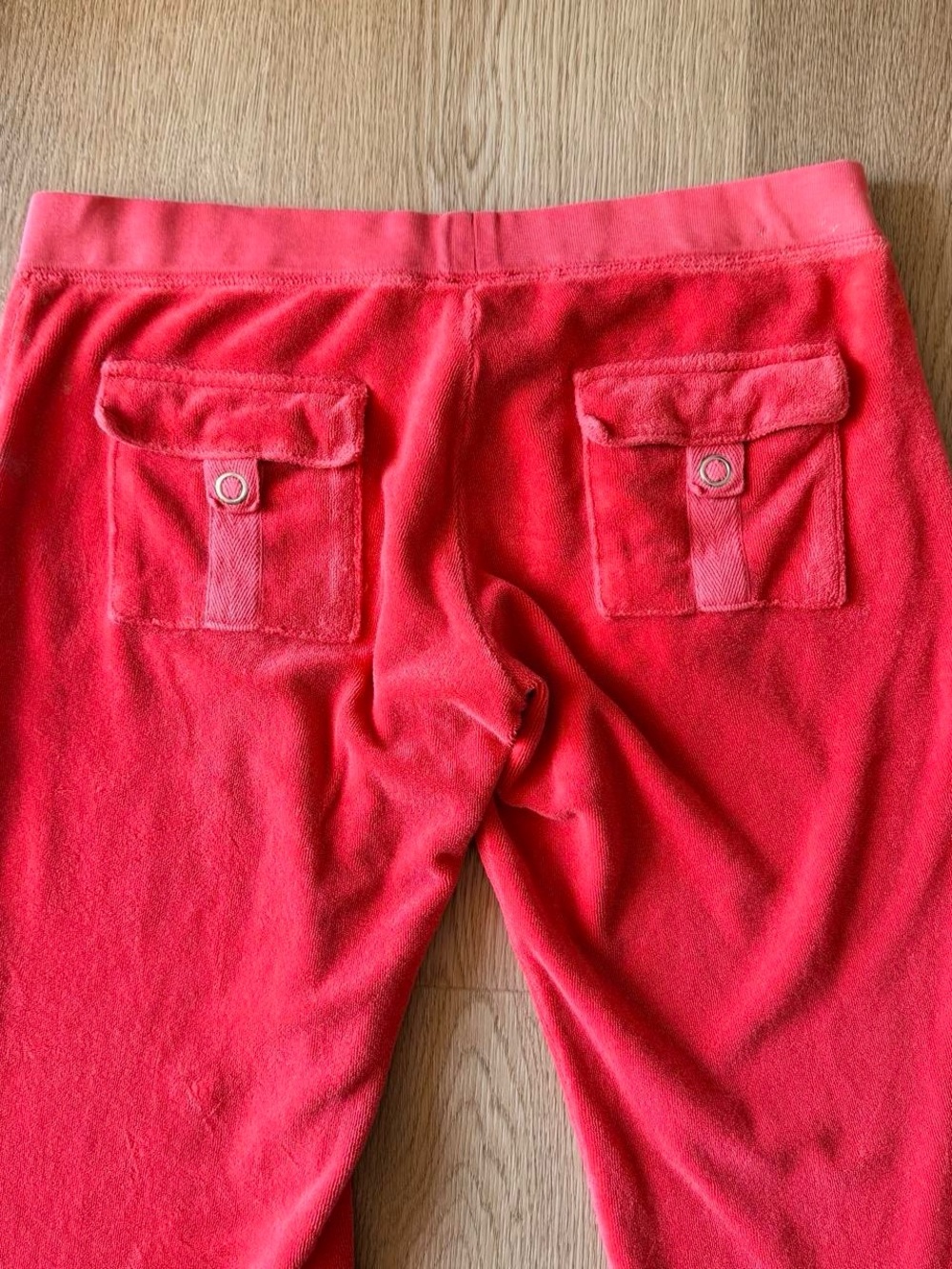 Vintage Juicy Couture low rise red flare tracksuit pants - Picture 7 of 8